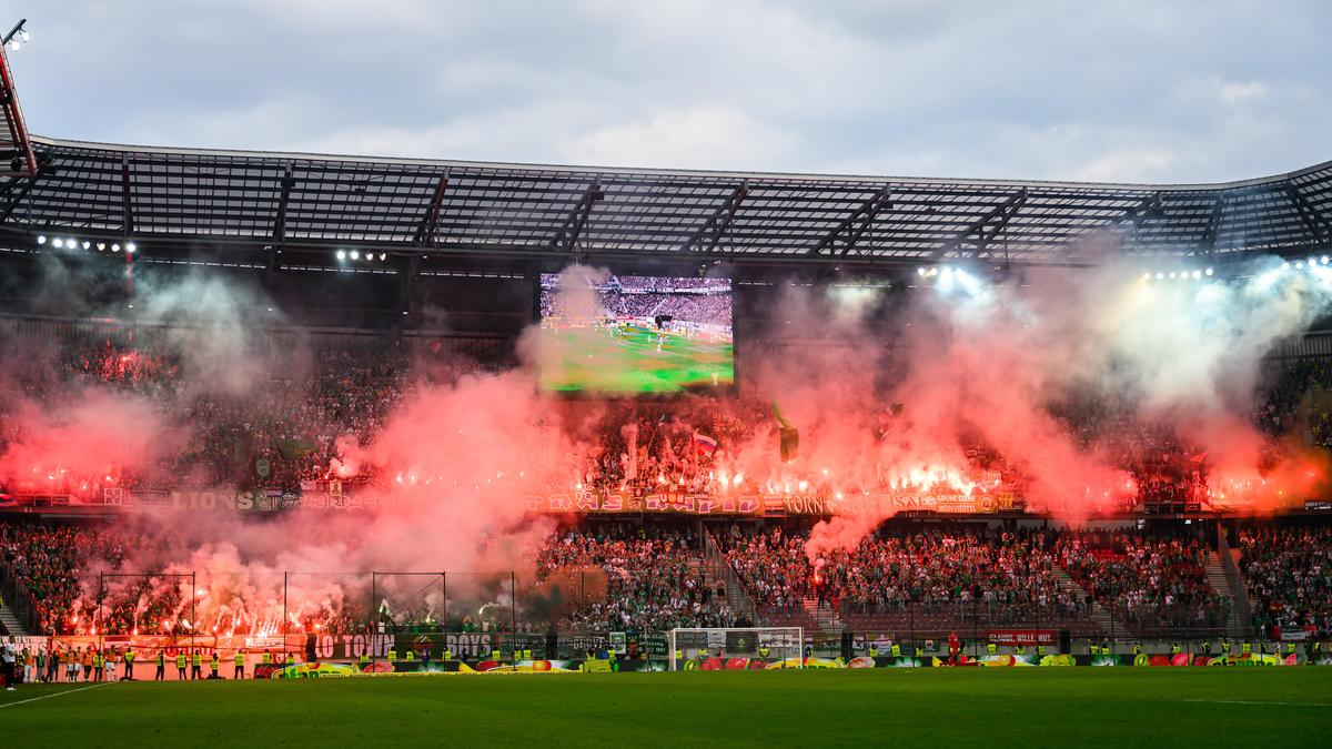 Pyrotechnik im Cup-Finale zwischen Sturm und Rapid