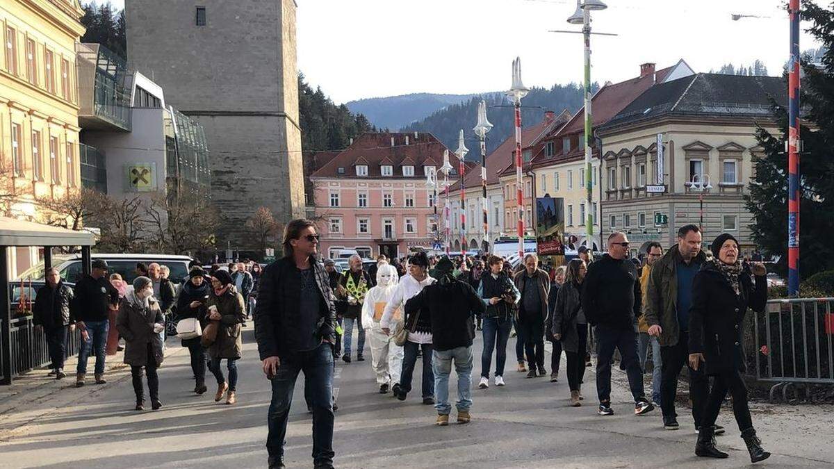 Die Versammlung am 19. Februar in Judenburg wurde von der Polizei aufgelöst