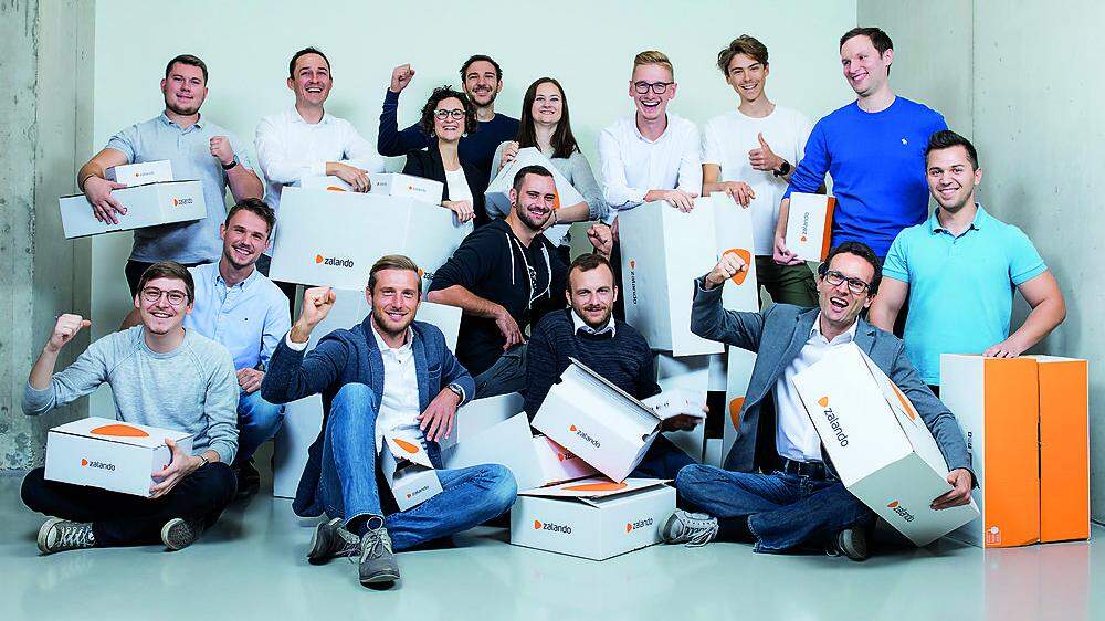 Das Zalando-Projektteam der Knapp AG