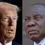 US-Präsident Donald Trump und Südafrikas Präsident Cyril Ramaphosa treffen am Mittwoch aufeinander