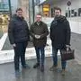 Marco Gratzer (links) und Christian Veit mit SPÖ-Klubobmann Hannes Schwarz vor kurzem in Köflach