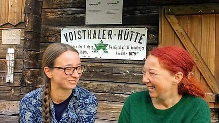 Maja Ludwig und Lieselotte Schleicher von der Voisthalerhütte