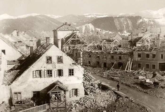 Bombenangriff Knittelfeld Bombardierung 1945