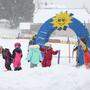 Am Falkert hatten die Kinder am Dienstag Spaß im Schnee
