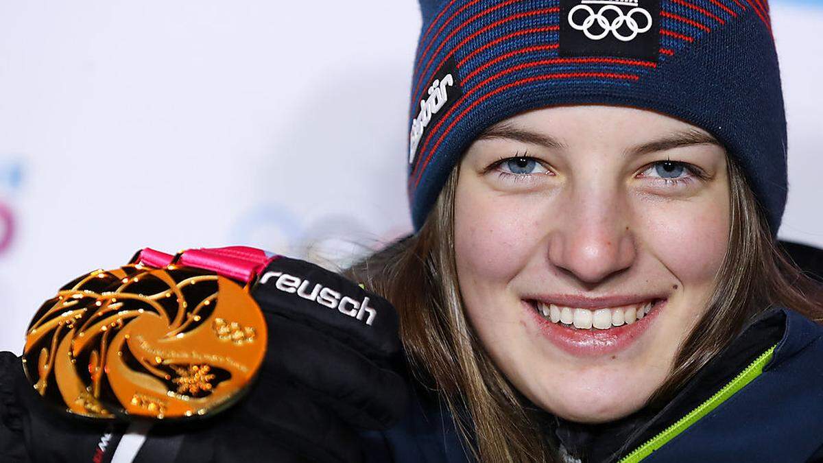 Lisa Hirner aus Eisenerz (16) gewann bei den Youth Olympic Games in Lausanne zwei Goldmedaillen.