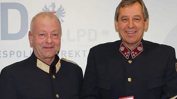Generalmajor Wolfgang Rauchegger (links) mit Dietmar Reinisch