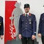 Patrick Skubel (links) mit seinem Nachfolger Gabriel Potočnik (Mitte) und dem neuen Stellvertreter Daniel Borstner (rechts)