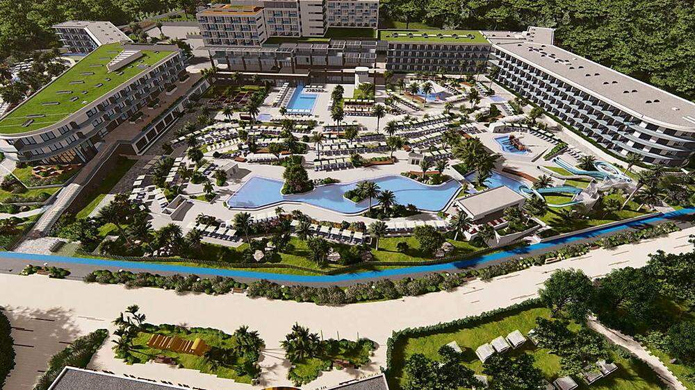 Das Modell für das neueste Valamar-Resort in Kroatien, das 2021 in Porec eröffnen soll. Spatenstich ist am 1. Oktober