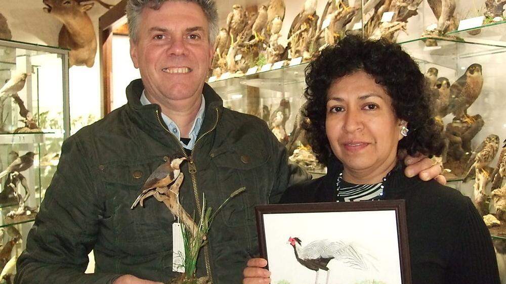 Vanni Bianchi mit Gattin Adriana eröffnen am Samstag (ab 10 Uhr) ein außergewöhnliches Vogelmuseum in Oberdrauburg 