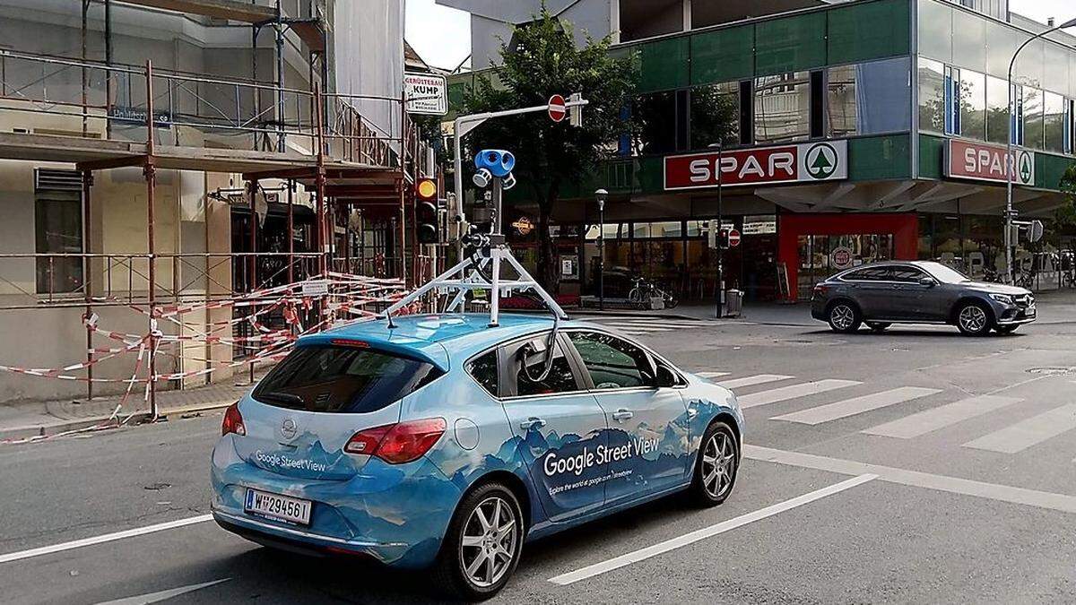 Die Google-Autos werden noch bis Ende September durch Kärnten fahren