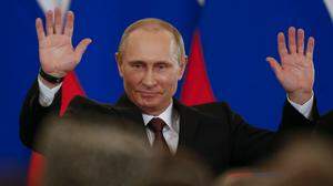 Putin lässt sich mit Rekordergebnis „wiederwählen“ | Putin lässt sich mit Rekordergebnis „wiederwählen“