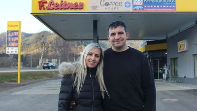 Die neuen Besitzer Kerstin Gruber und Marcel Sowa 