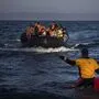 Flüchtlingsankunft in Lesbos