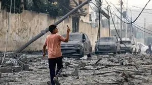 Bilder der Zerstörung auch in Gaza