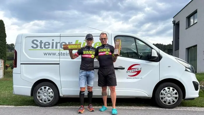 Erich Reith und Markus Brandl gingen als Zweierteam für Sport Scherz Wörschach an den Start