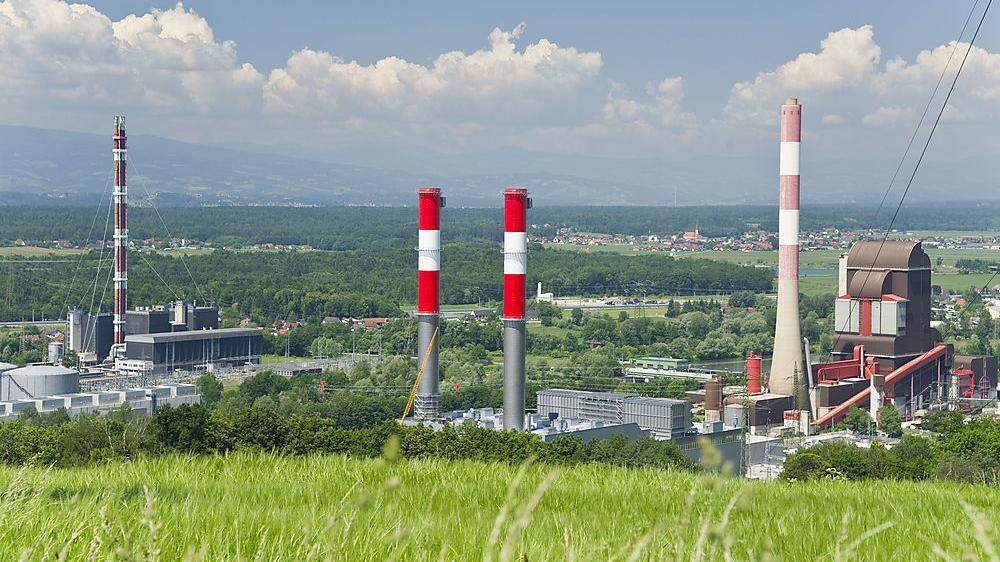 Der Kraftwerksverbund Mellach. Das Kohlekraftwerk wird 2020 abgestellt