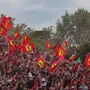 Die Ferrari-Fans feierten in Imola trotz des nicht wunschgemäßen Endes für die Scuderia 