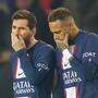 Lionel Messi und Neymar scheinen von einigen Fans in Paris unerwünscht zu sein.