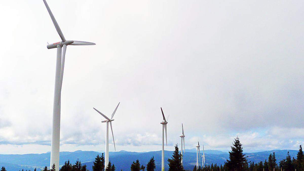 Auf dem Gruberkogel nahe Feistritzwald sollen neun Windräder entstehen