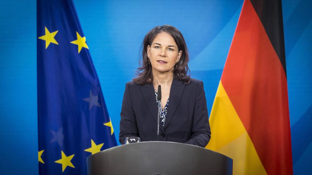 Die deutsche Außenministerin Annalena Baerbock