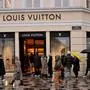 Copenhagen, Denmark /20 January 2024/Louis vuitton store in danish capital Copenhagen.. Photo.Francis Joseph Dean/Dean Pictures