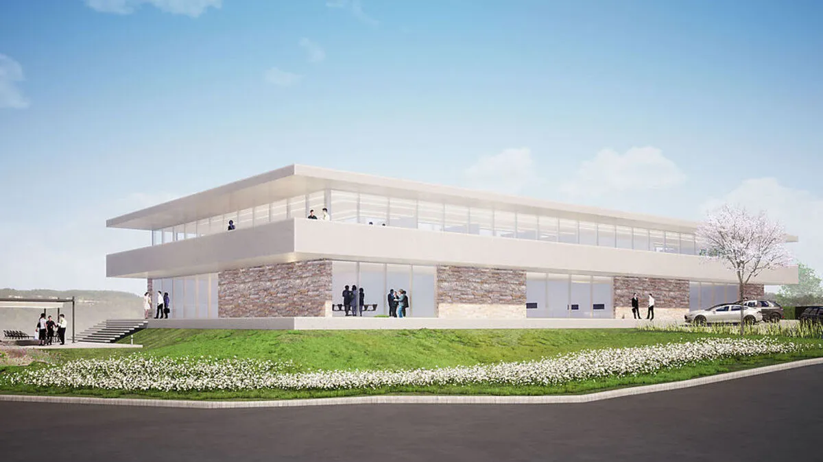 So soll das „K1 Center“ an der B64 ausschauen