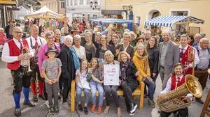 Strahlende Gesichter bei der Siegerfeier