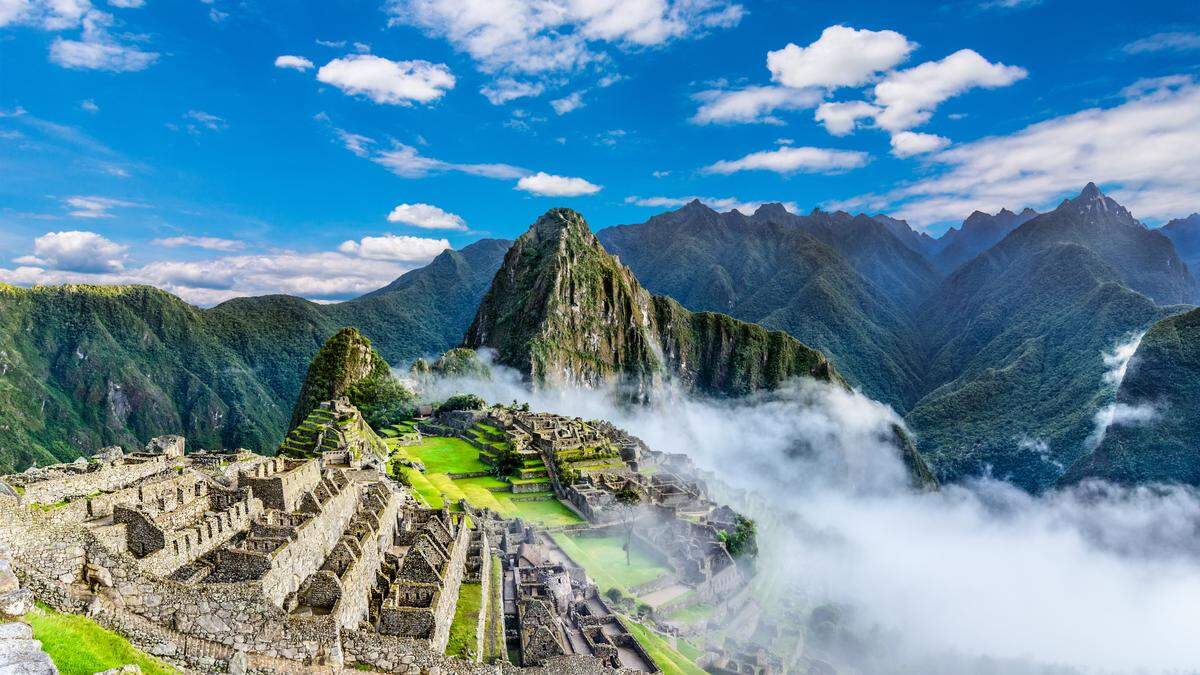 Die Inkastadt Machu Picchu in Peru