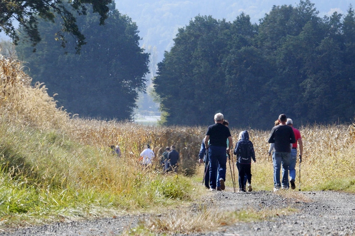 nahmen die zehn Kilometer lange Rundstrecke...