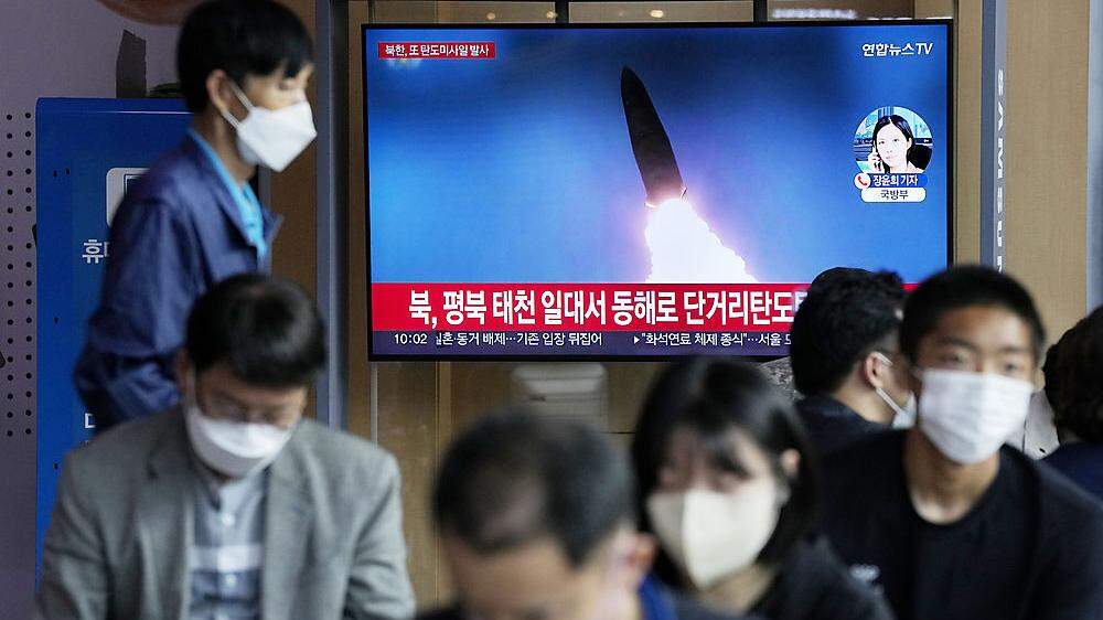 Nordkorea feuerte eine ballistische Rakete ab