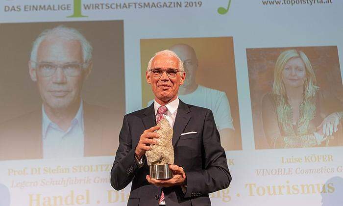Stefan Stolitzka wurde 2019 mit den Top of Styria Award ausgezeichnet