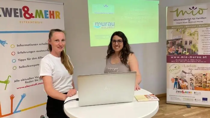 Marianne Leitner (Diätologin) und Tina Egger (Obfrau)