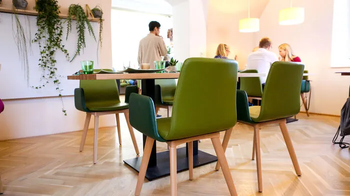Grün und frisch präsentieren sich die Räumlichkeiten des neuen Vietnamesen in Graz.