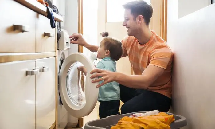 Großgeräte die viel Strom verbrauchen – zum Beispiel die Waschmaschine – freuen sich besonders über Strom aus der PV-Anlage.