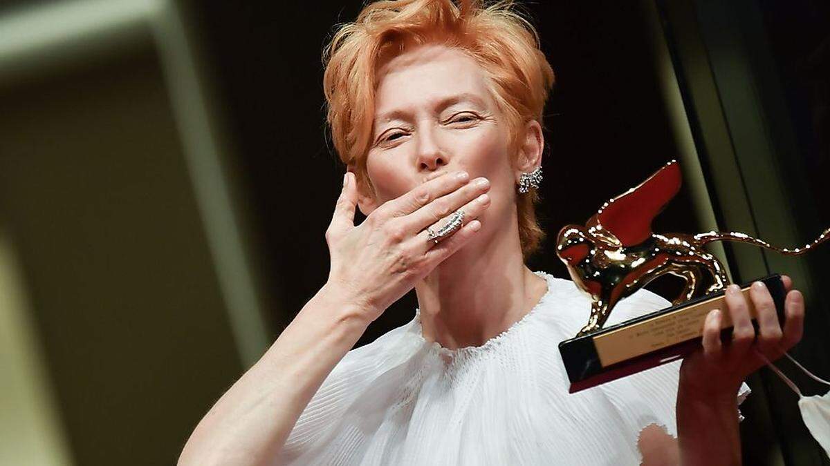 Tilda Swinton im Vorjahr bei den Filmfestspielen in Venedig