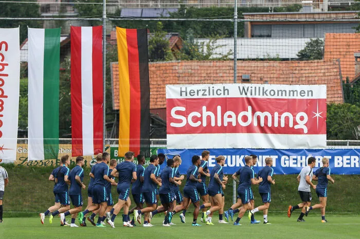 Zu Trainingsbeginn stand lockeres Laufen auf dem Programm. 