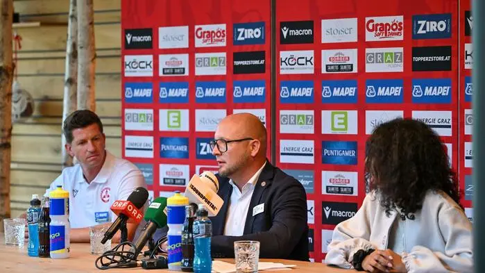 Interims-Sportdirektor Andreas Lienhart (links) und Präsident Rene Ziesler 