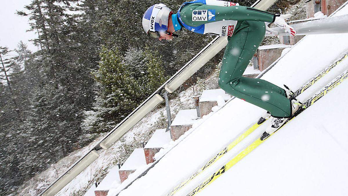 Gregor Schlierenzauer trainierte in der Ramsau