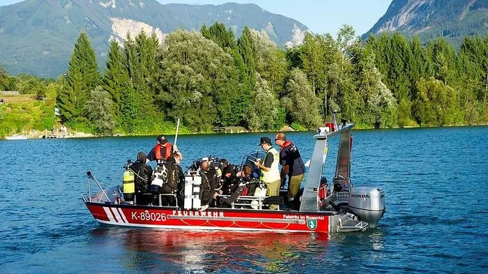 Großeinsatz für die Tauchgruppen der Feuerwehren des Bezirkes Klagenfurt-Land