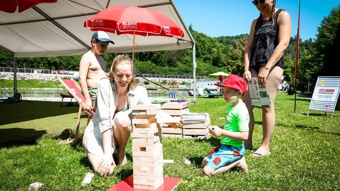 Klicken Sie sich durch die Fotos von der Bädertour der Kleinen Zeitung. Am Freitag machte sie in der Weihermühle Station