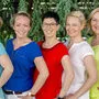 Katharina Krapfenbauer, Pia Englert, Kerstin Groß, Doris Klug und Christine Gantschnigg vom Hebammenzentrum Voitsberg