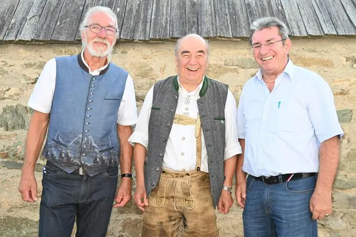 v.l. Dieter Hölbling-Gauster, Rudolf Gstättner und Peter Ploder