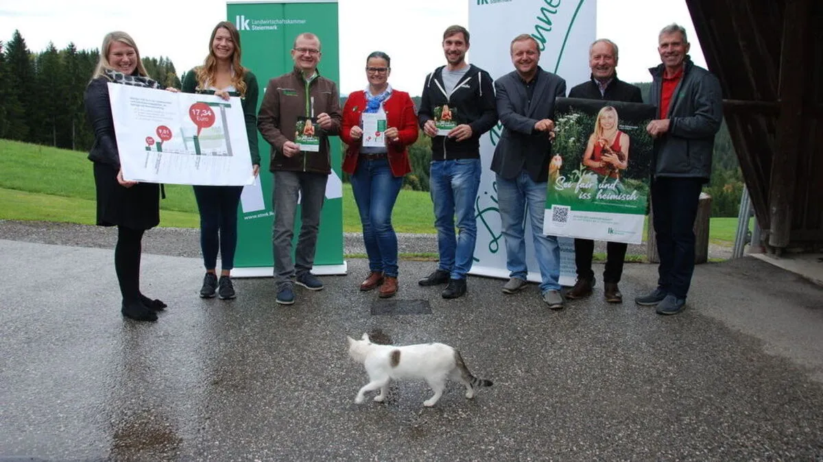 Stephanie Riedler, Katrin Dokter, Hans-Jürgen Reinprecht, Anita Suppanschitz, Martin Reinisch, Stefan Riedler, Werner Preßler und Kurt Reinisch