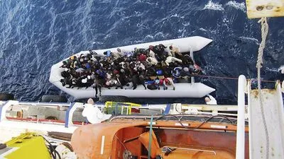 Flüchtlinge im Mittelmeer