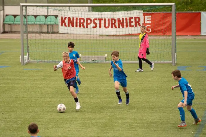 Graz am 13.04.2025, Knirpsturnier, Herrgottwiesgasse, Fußball