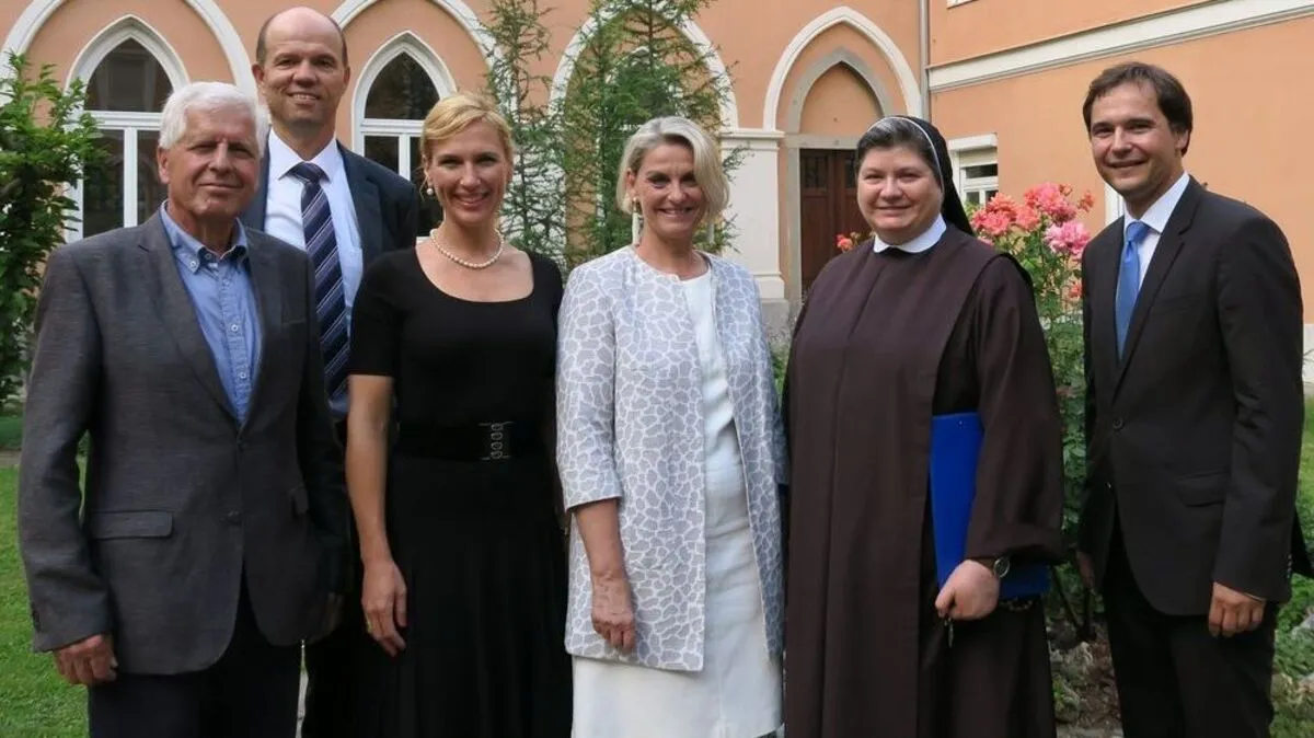 Küberl, Christian Lagger (Elisabethinen),  Nachbaur, Friedrich, Mutter Bonaventura Holzmann, Peter Rosegger (ebenfalls Elisabethinen)