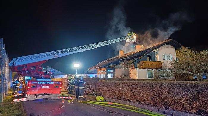 Drehleiter der FF Schladming war im Einsatz