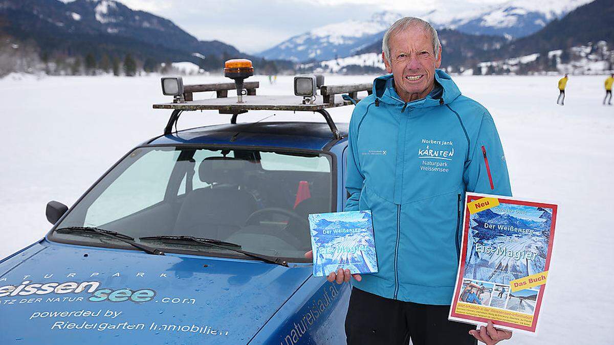 &quot;Der Weißensee und sein Eis-Magier&quot; heißt das Buch, das Cornelia Ohst über Norbert Jank geschrieben hat