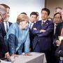 Kein Übereinkommen bei G-7-Gipfel: Bezeichnender könnte ein Bild wohl nicht sein 
