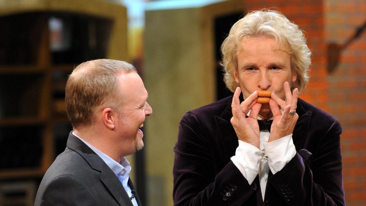 Unter anderen Vorzeichen: 2010 war Stefan Raab bei Thomas Gottschalk in „Wetten, dass..?“ zu Gast